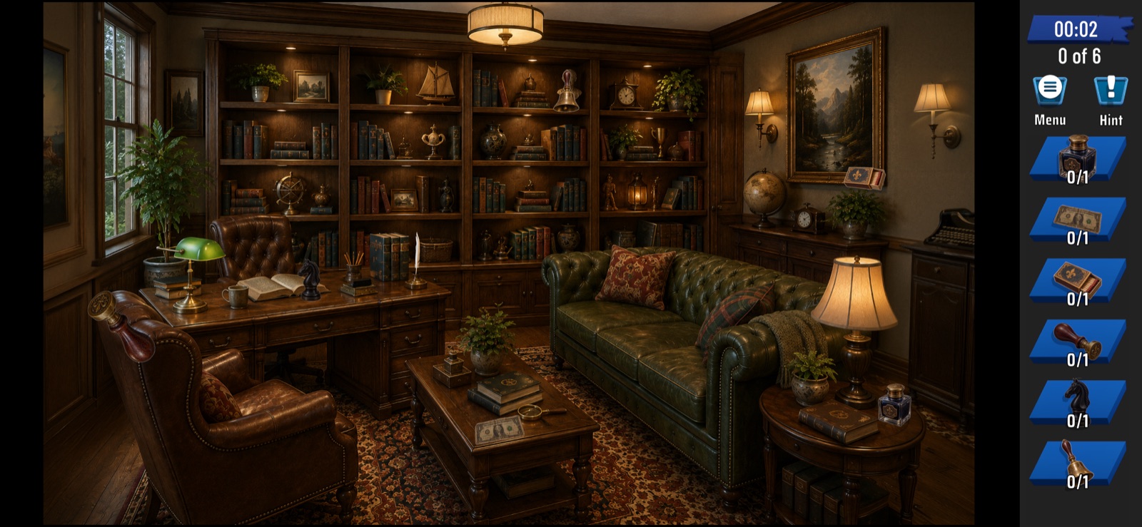An office location with an object checklist and Guest review state.